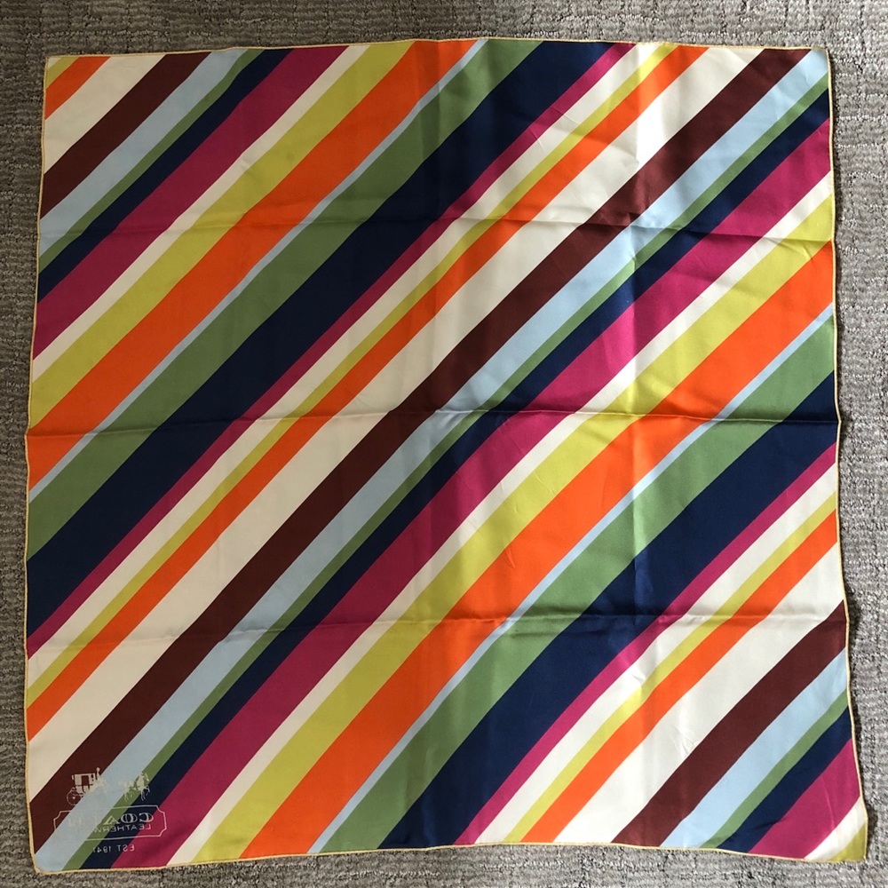 “Vintage” Silk Coach Scarf
